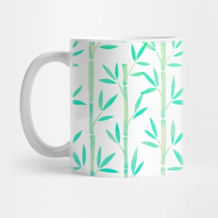 Turquoise Bamboo Pattern Mug